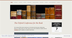 Desktop Screenshot of oxfordconferenceforthebook.com